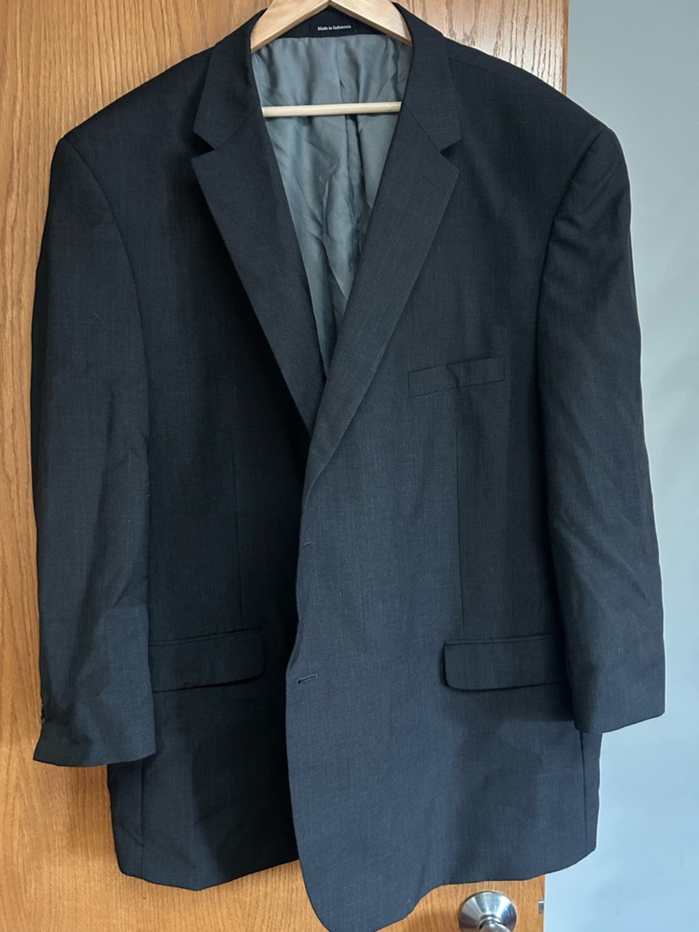 Pronto Uomo Black Men's Single-Breasted Suit Jacket